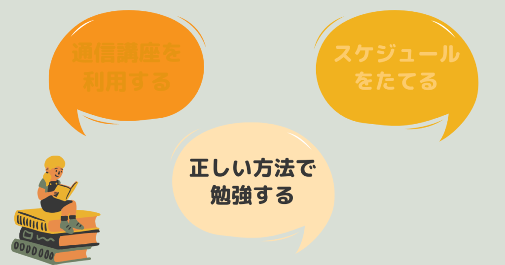 正しい方法でテキストと問題集を繰り返す