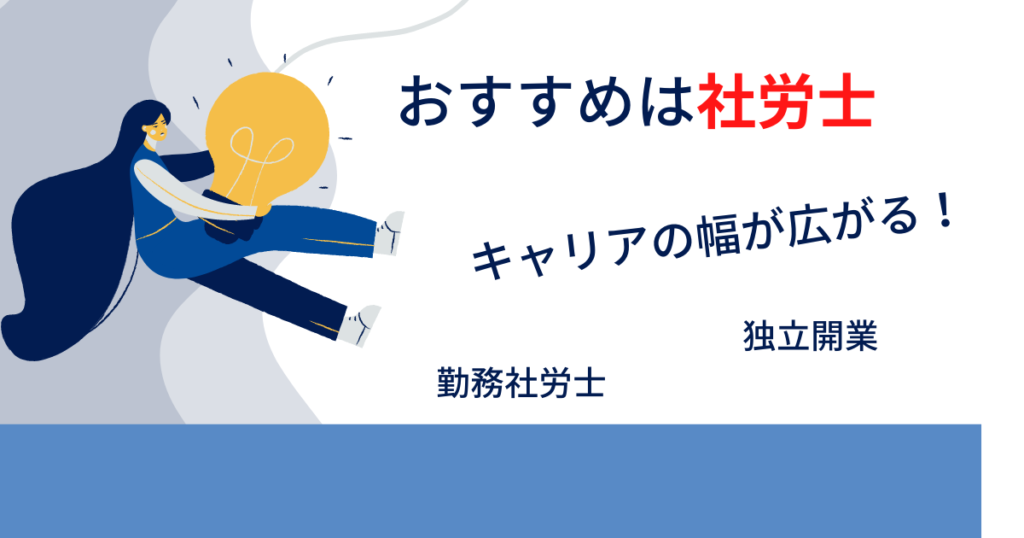 社労士と簿記1級、おすすめは社労士！