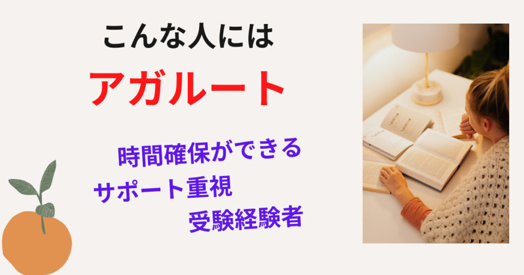 アガルート社労士講座はこんな人におすすめ