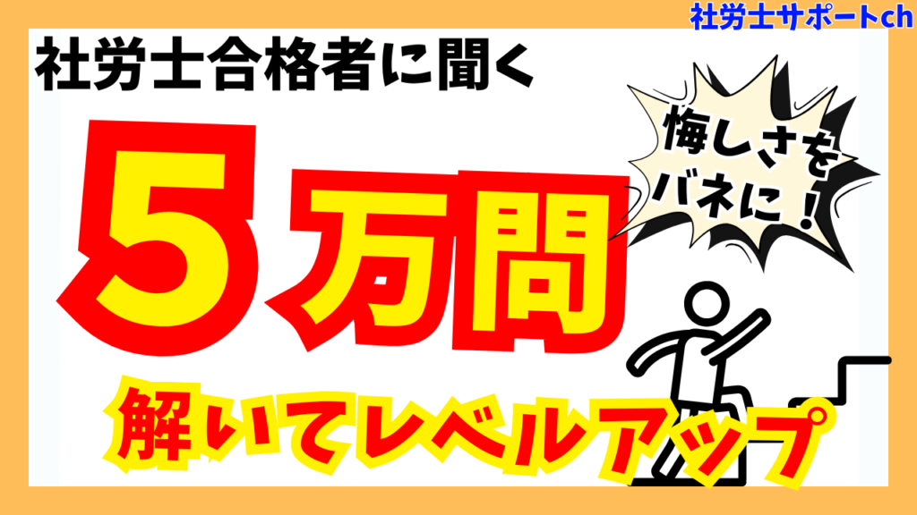 超アウトプット勉強法。5万問解いて得点アップ｜社労士合格者インタビュー④