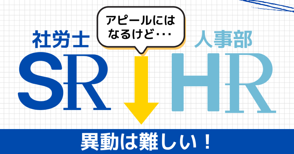 社労士資格があれば人事部に異動できる？