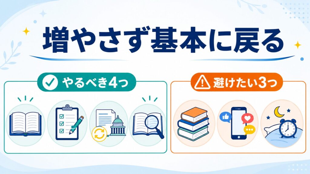 まとめ|社労士試験1ヶ月前の勉強で合格に近づける!