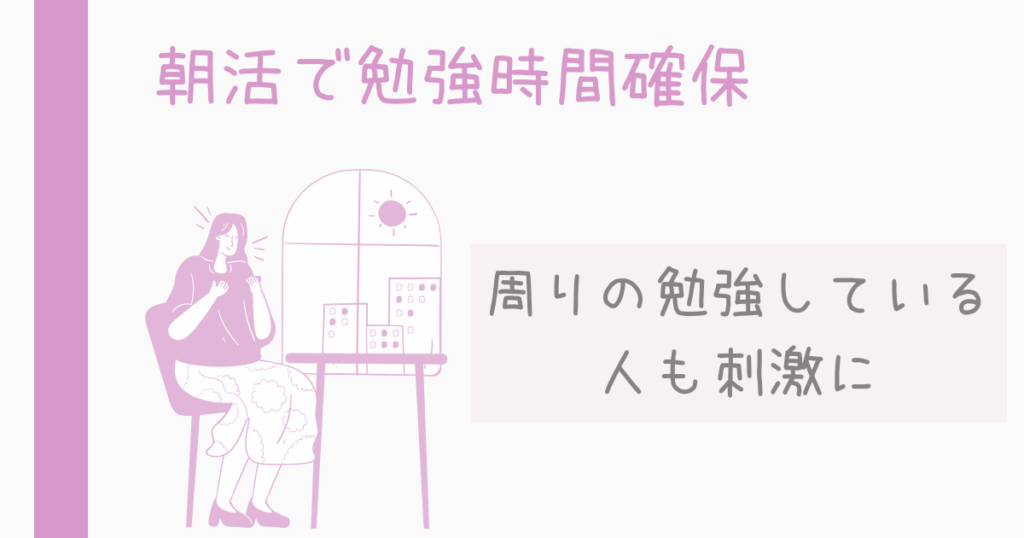 勉強時間をどう確保した？朝活のすすめ