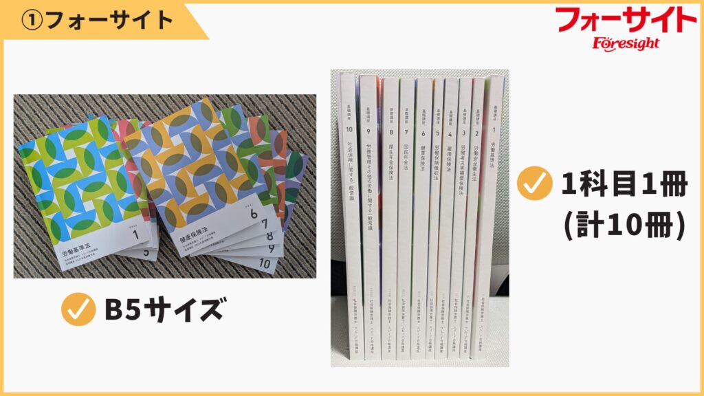 サイズは一般的なB5サイズ。全10冊。