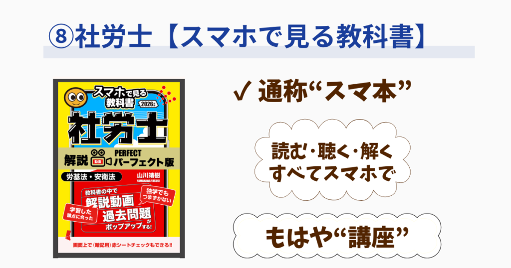 ⑧【ヤマ予備】社労士【スマホで見る教科書】