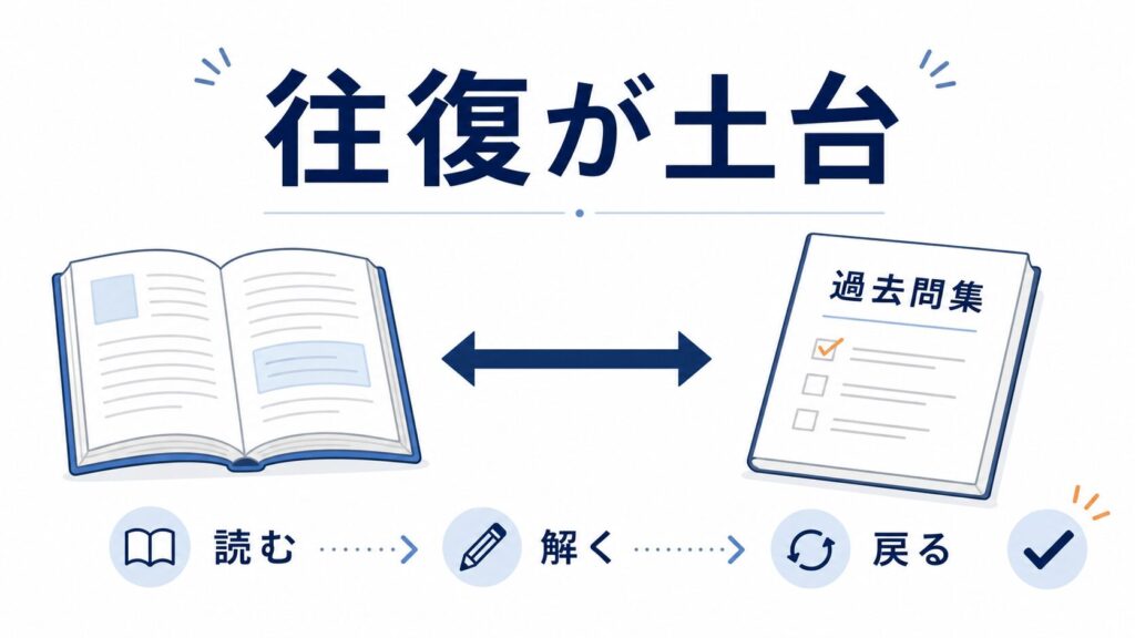 結論:社労士試験はテキストと過去問の往復が土台