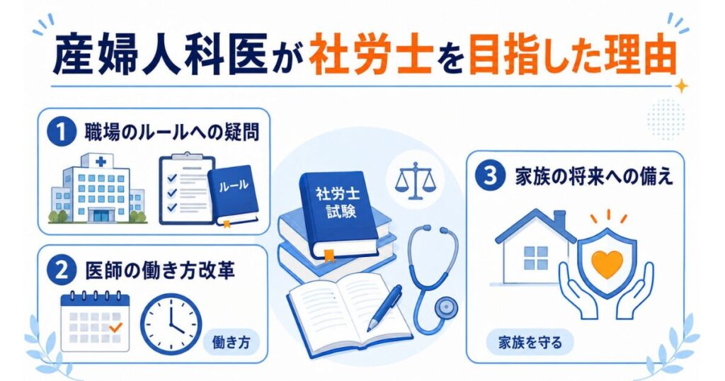 あずきさんのプロフィール|産婦人科医が社労士を目指した理由