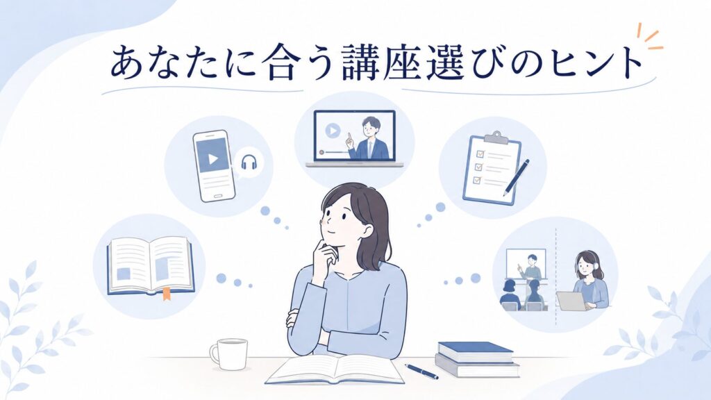 社労士合格体験記から見えた講座選びのヒント