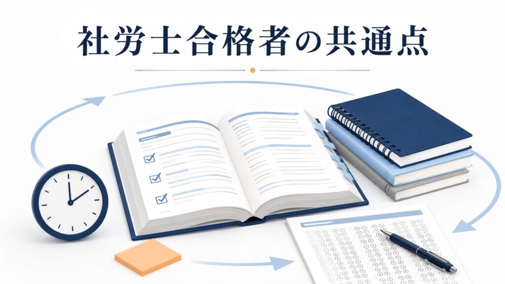 社労士合格者に共通していたこと