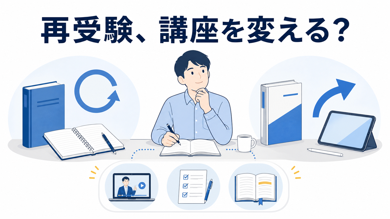 社労士試験の再受験で講座を変えるべき?判断基準を解説