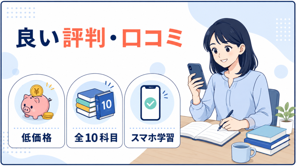 オンスク社労士講座の3つのメリット