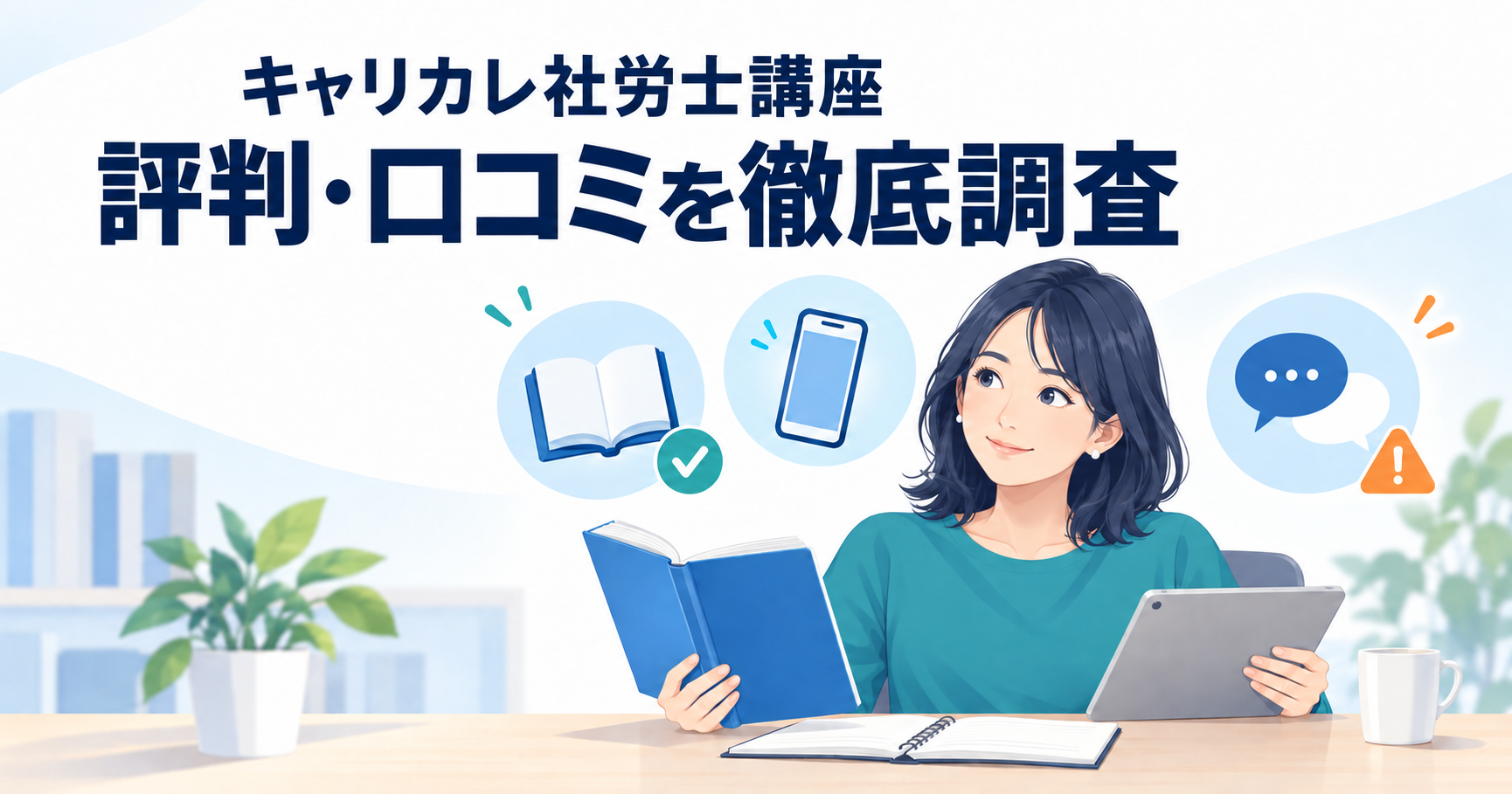 【2027年版】キャリカレ社労士の評判・口コミ|教材と全額返金の注意点