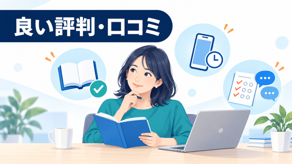 キャリカレ社労士講座の良い評判・口コミ