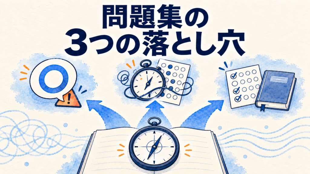 初学者が陥りがちな問題集の失敗パターン3選