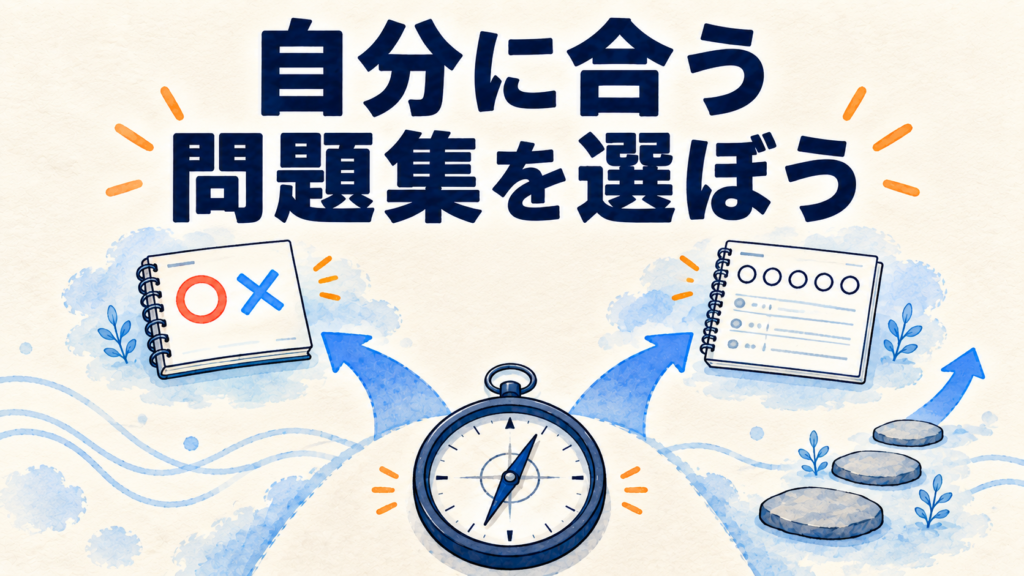 自分に合った問題集を手に入れて勉強をスタートしよう!